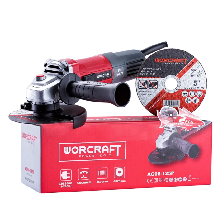 Polizor unghiular Worcraft AG08-125P