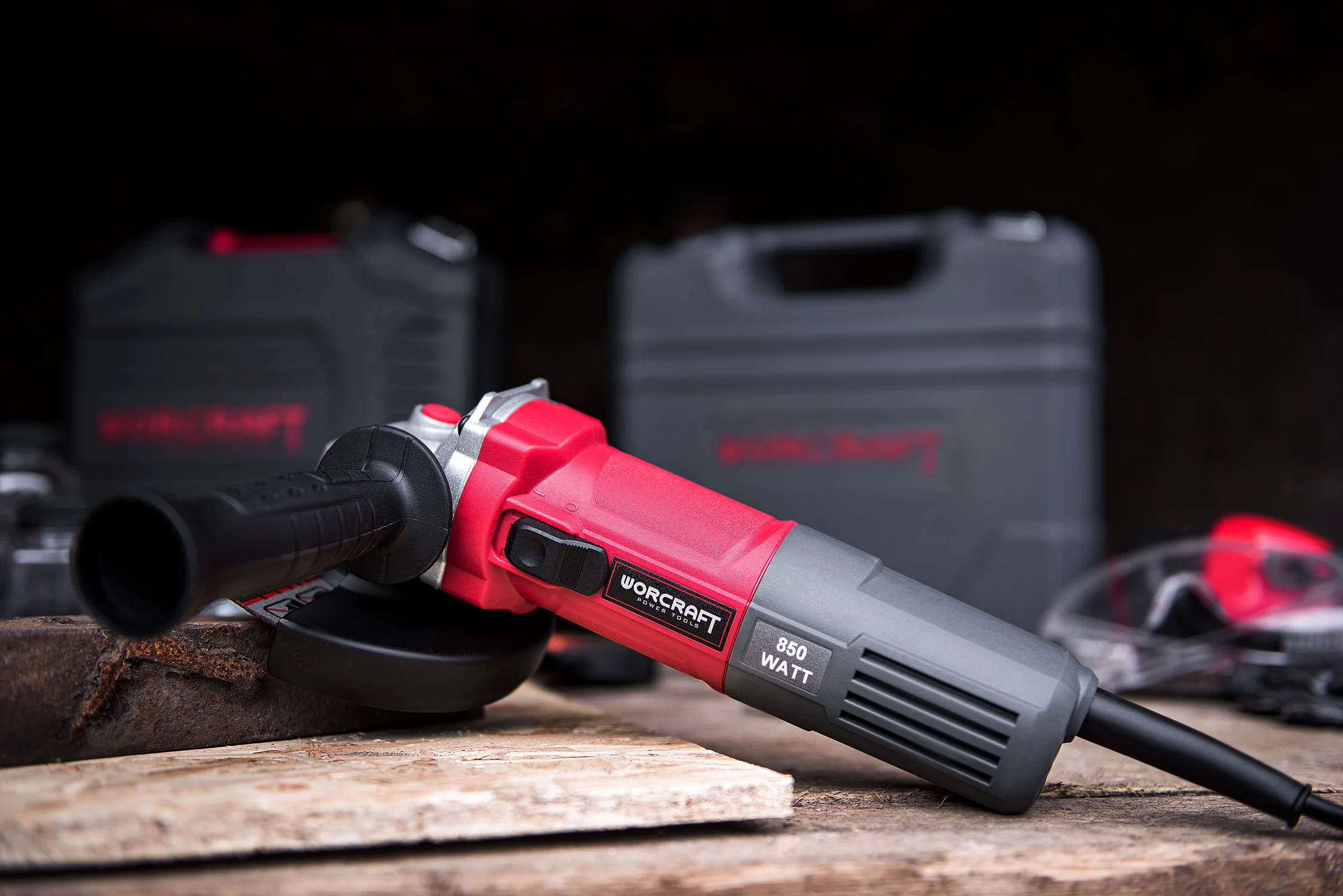 Polizor unghiular Worcraft AG08-125PS