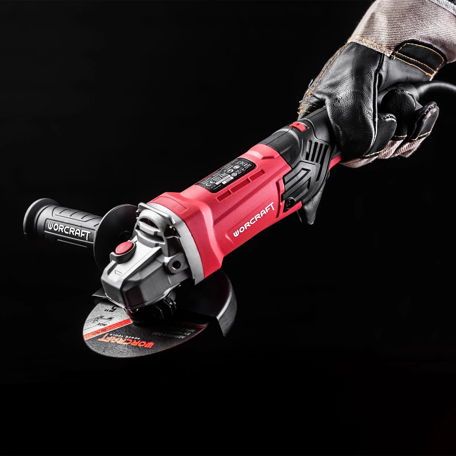 Polizor unghiular Worcraft AG08-125PS