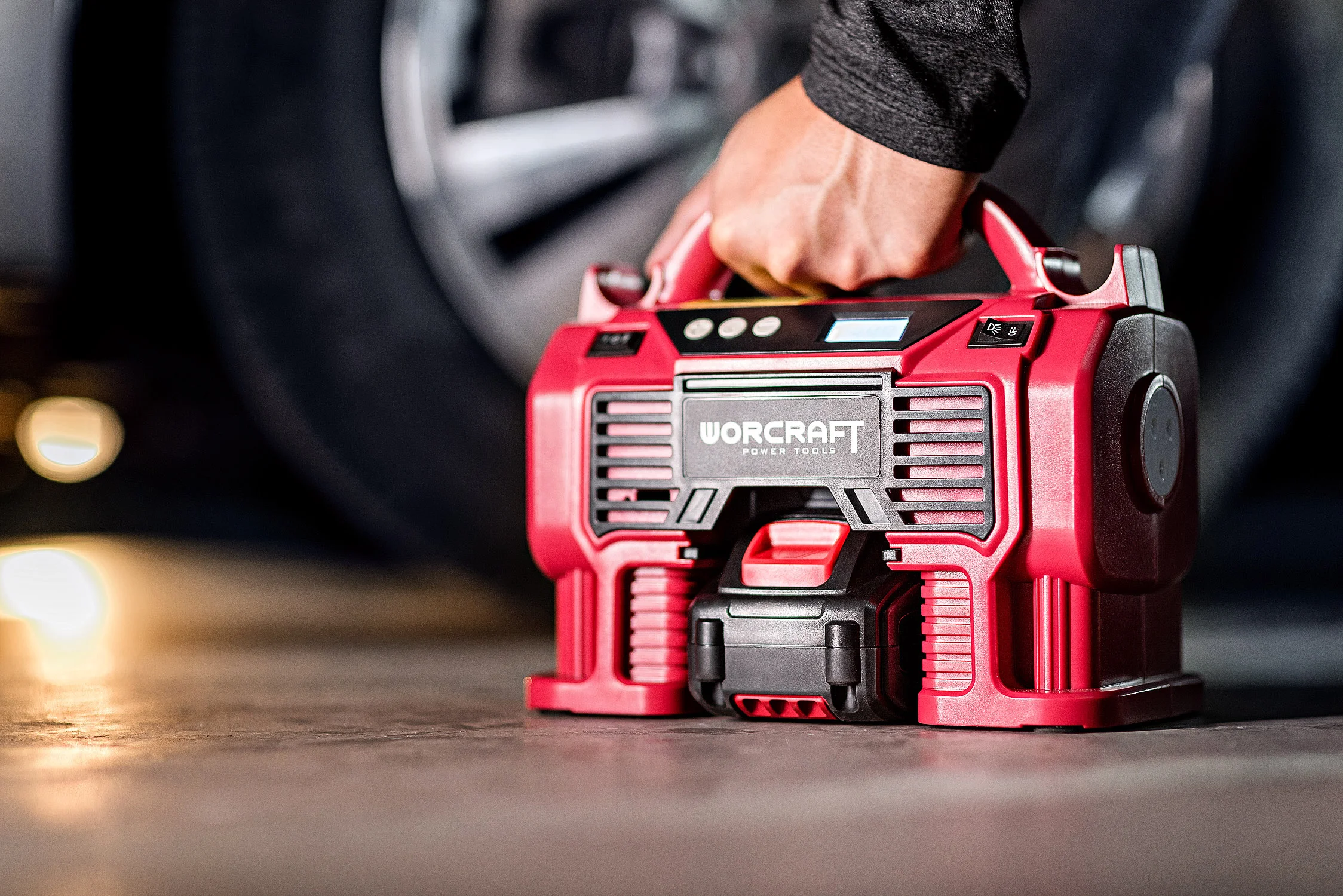 Compresor cu acumulator Worcraft CAC-S20LiA