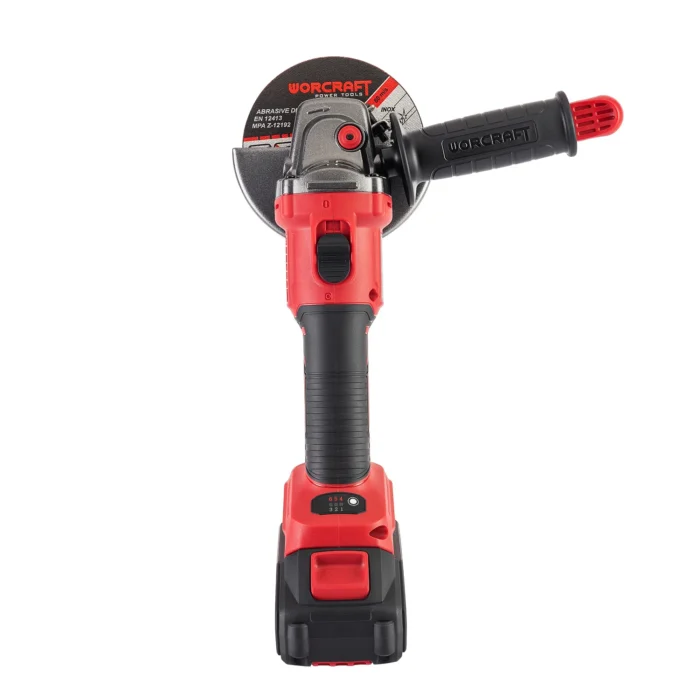 Polizor unghiular cu acumulator Worcraft CAG-S20LiBS-125