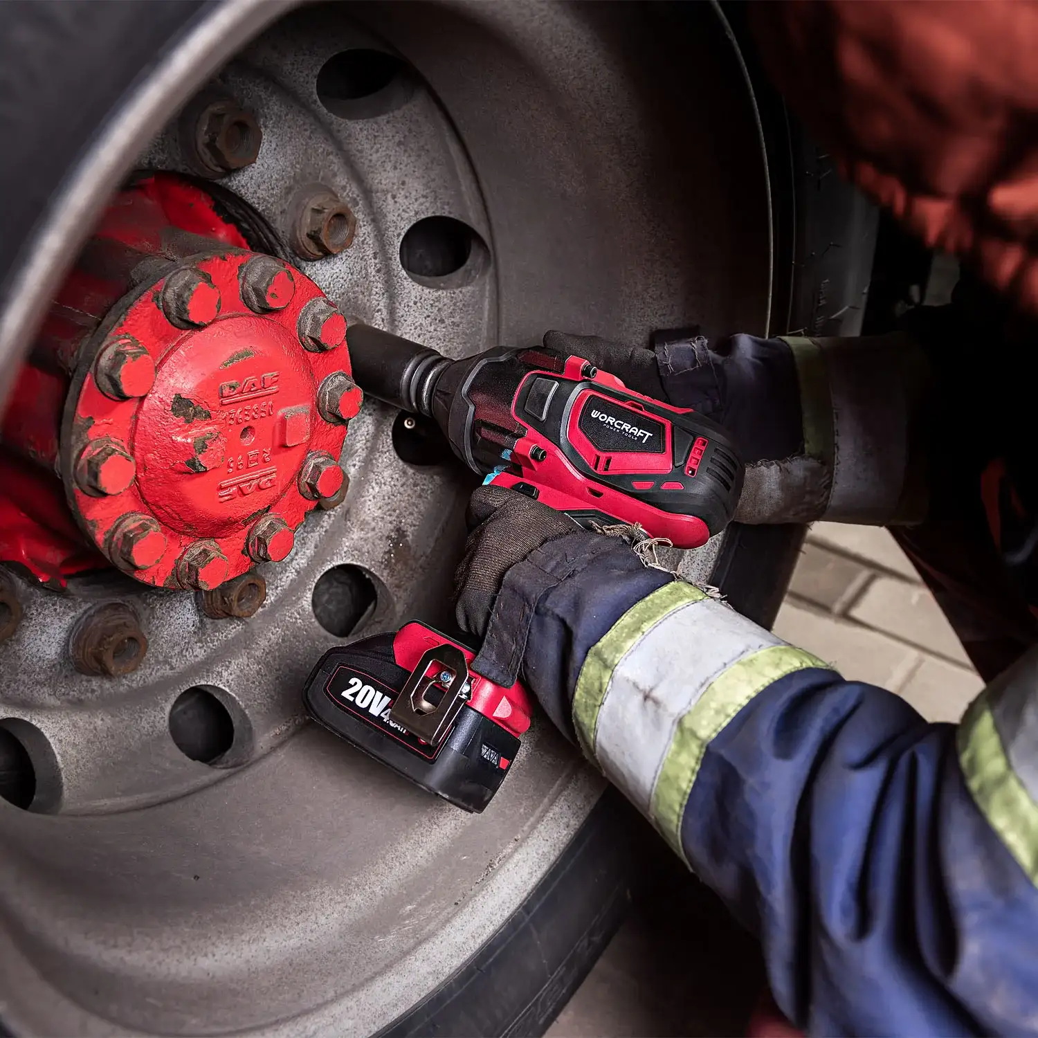 Masina de insurubat cu impact cu acumulator Worcraft XCUBE007