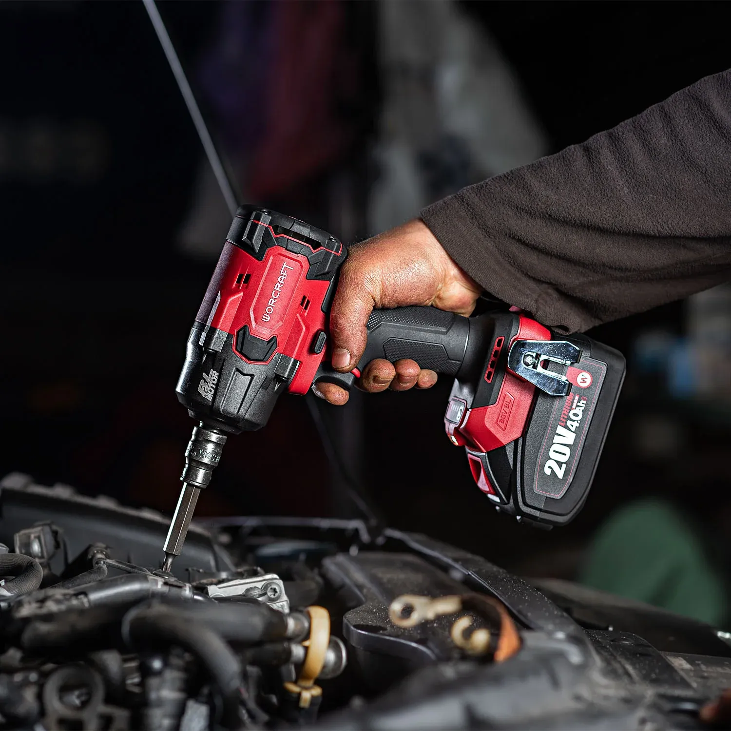 Masina de insurubat cu impact cu acumulator Worcraft XCUBE006