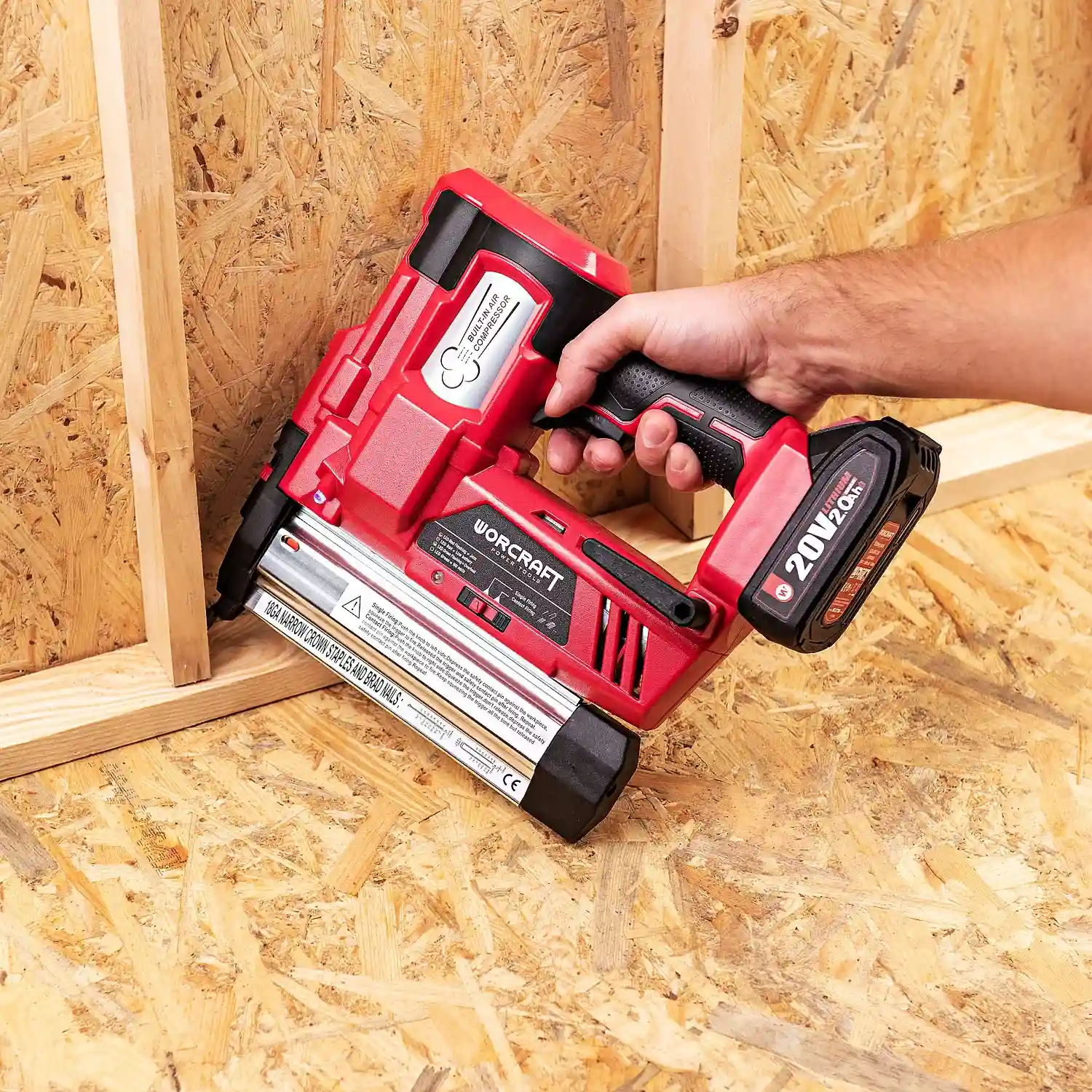 Pistol pentru batut cuie cu acumulator Worcraft CNS-S20LiH