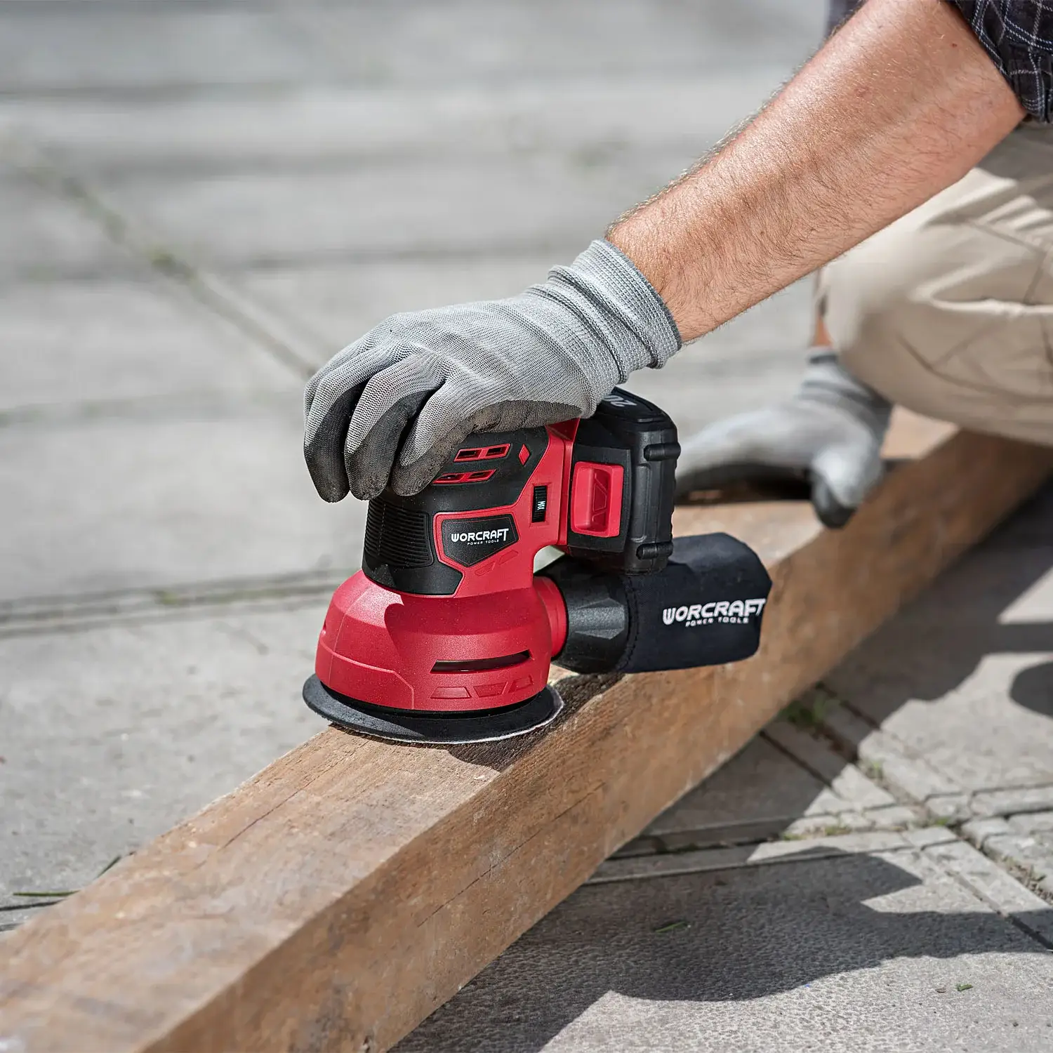 Slefuitor orbital cu acumulator Worcraft CRS-S20Li