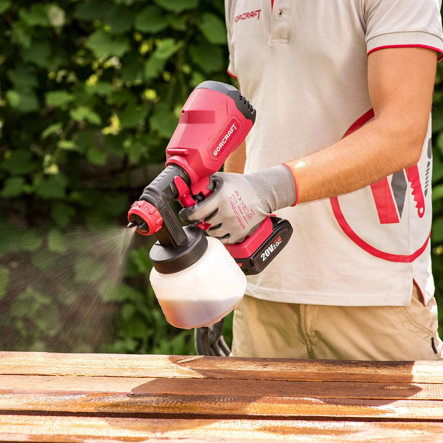 Pistol de vopsit cu acumulator Worcraft CSG-S20LiA 1 Pistol de vopsit cu acumulator Worcraft CSG-S20LiA