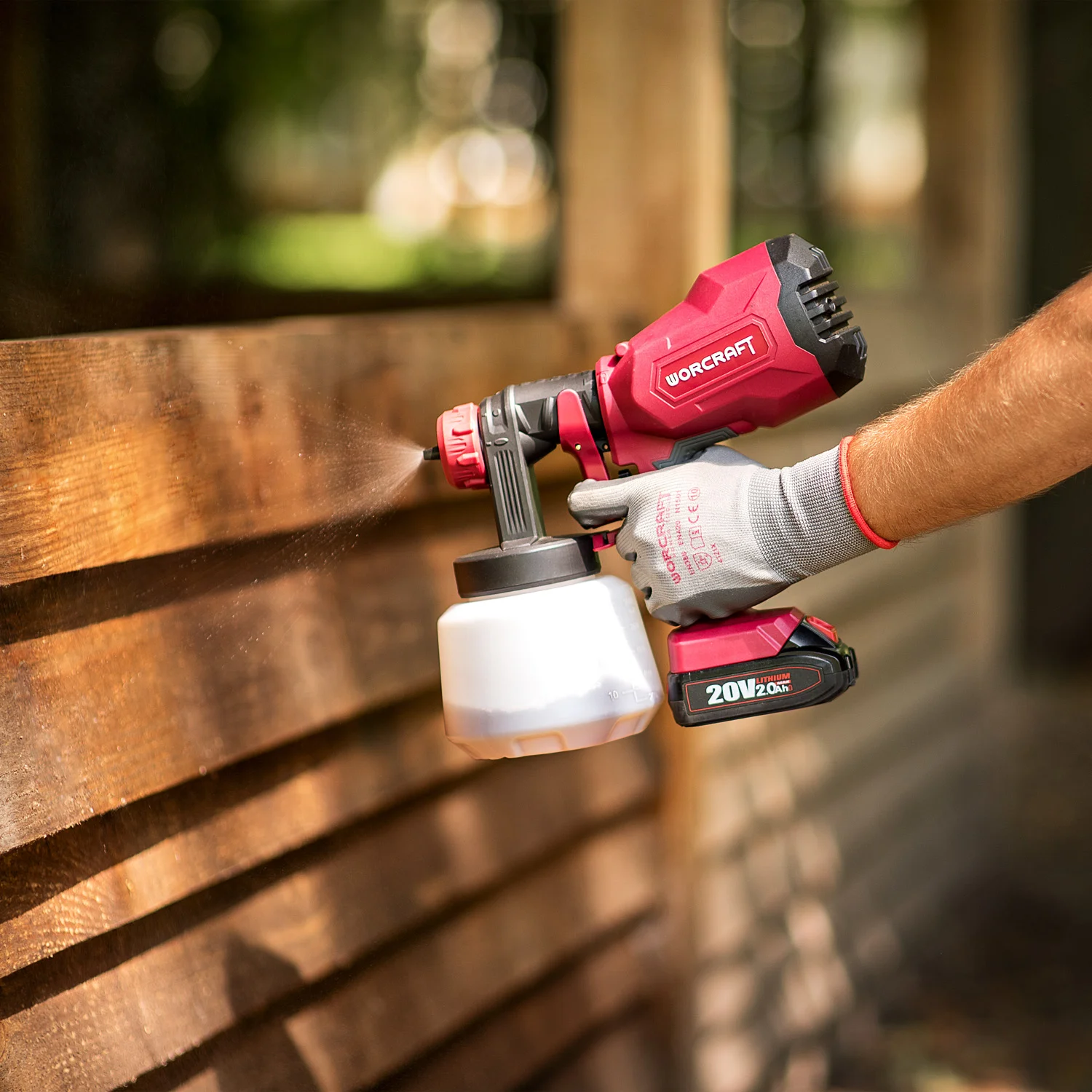 Pistol de vopsit cu acumulator Worcraft CSG-S20LiA 2 Pistol de vopsit cu acumulator Worcraft CSG-S20LiA