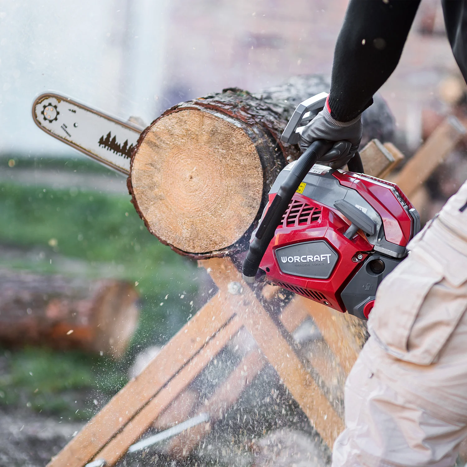 Fierastrau cu lant Worcraft GCS52-20D