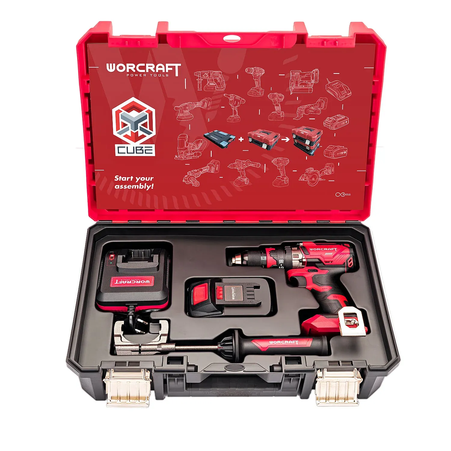 Masina de gaurit si insurubat cu acumulator Worcraft XCUBE004