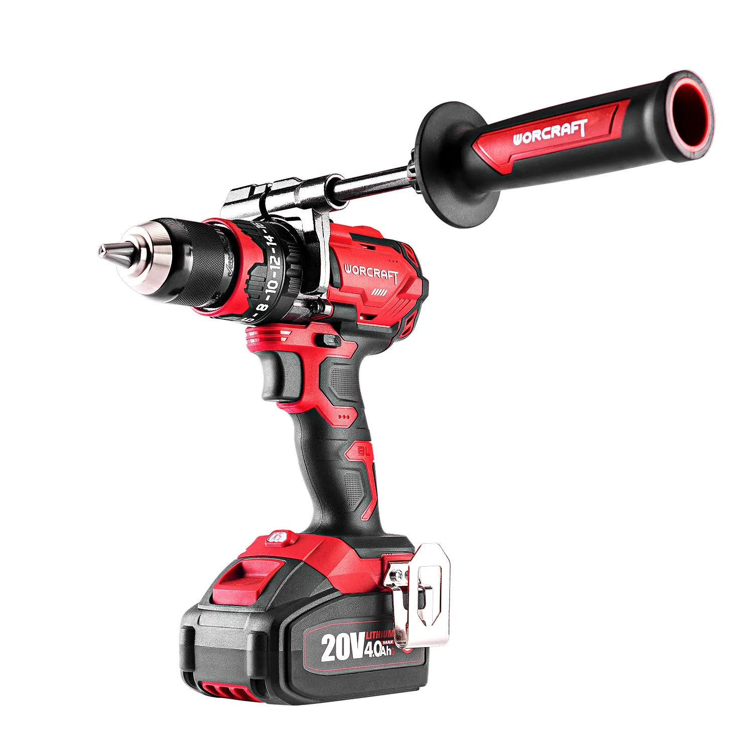 Masina de gaurit si insurubat cu acumulator Worcraft XCUBE004