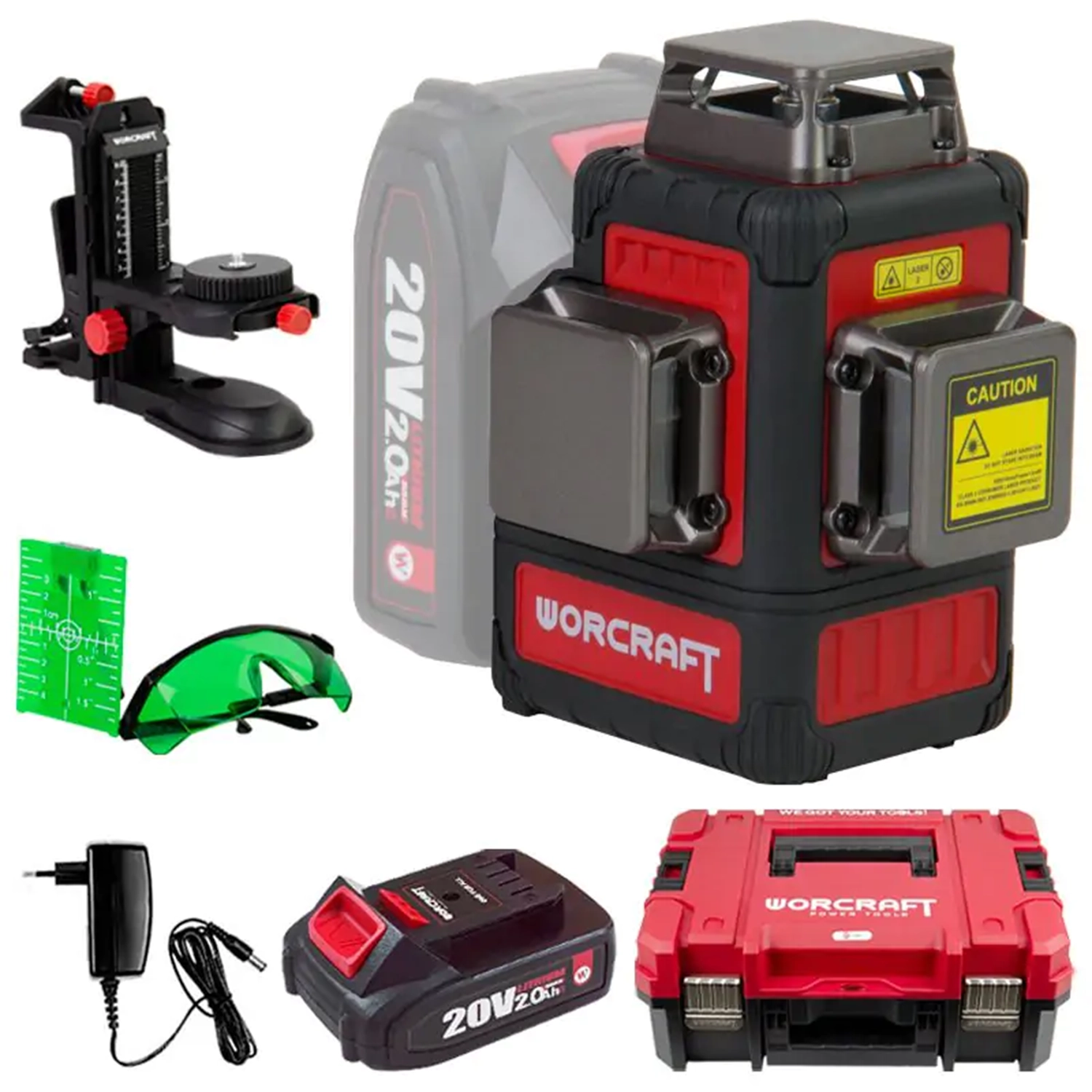 Nivela laser cu acumulator Worcraft XCUBE026_1 Nivela laser cu acumulator Worcraft XCUBE026