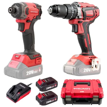 Set scule electrice cu acumulator Worcraft XCUBE030