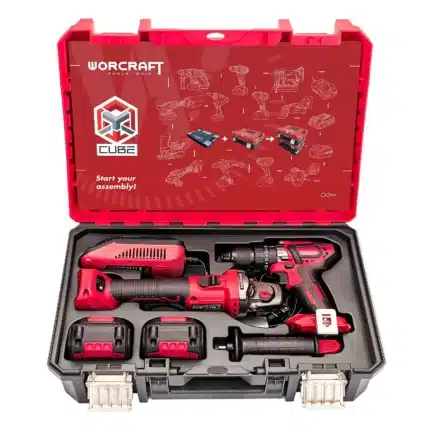Set scule electrice cu acumulator Worcraft XCUBE001
