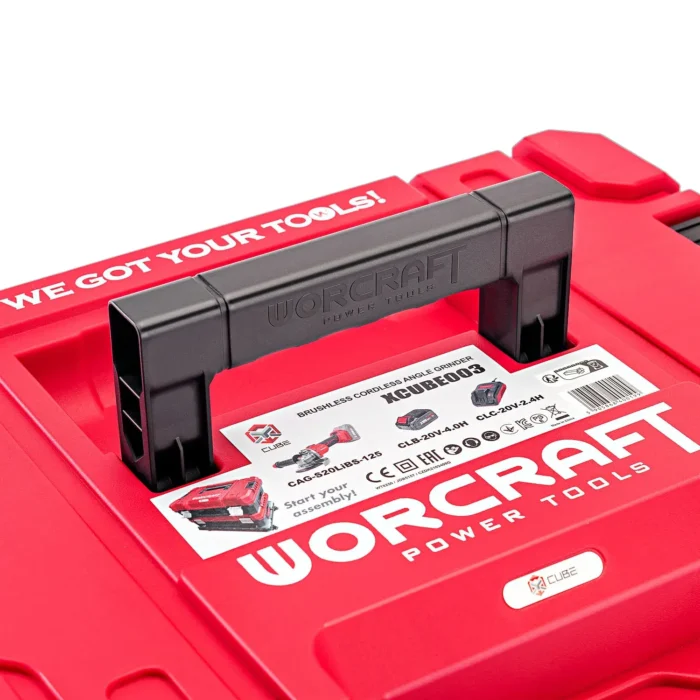 Polizor unghiular cu acumulator Worcraft XCUBE003