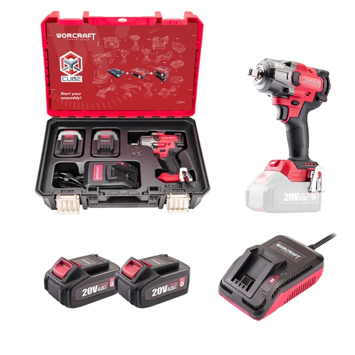 Masina de insurubat cu impact cu acumulator Worcraft XCUBE006 - imagine 2