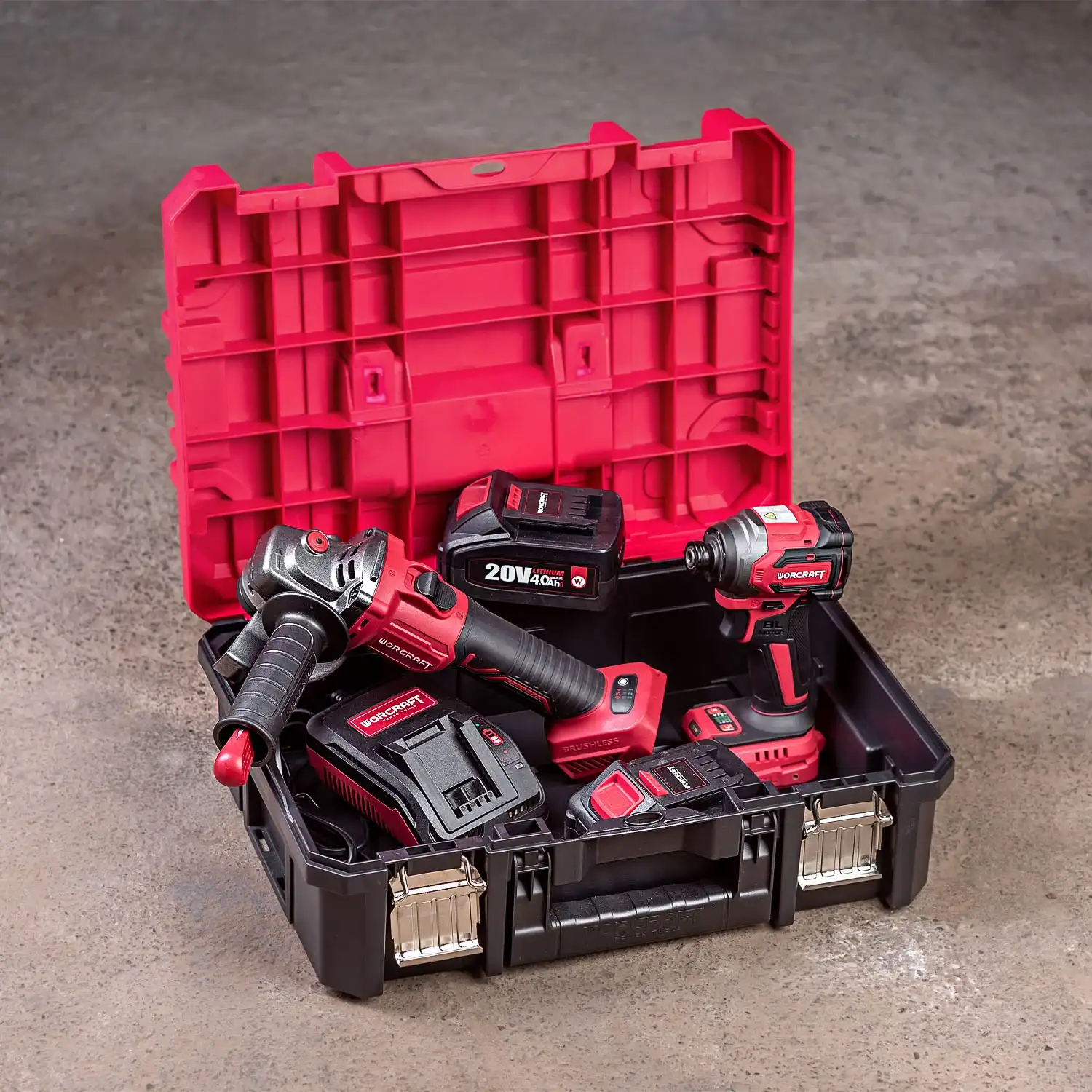 Cutie pentru scule Worcraft XCUBE100